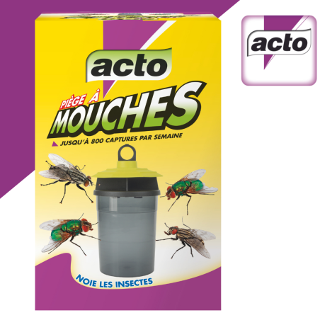 Large Capacity Fly Trap: Eliminate up to 800 flies per week