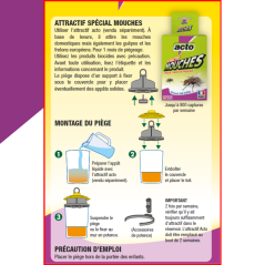 Trampa profesional para moscas en cubierta: Resistente, lavable y duradera