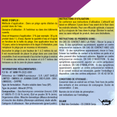 Fliegenköder und ACTO Ställe: universelles Aufladen 2 Monate Schutz