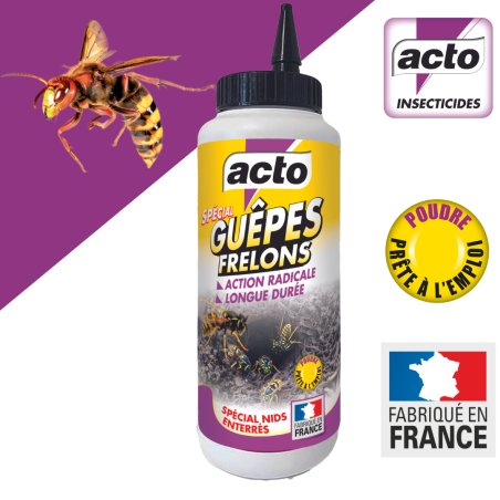 ACTO Powder for buried wasp and hornet nests: radical elimination