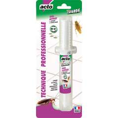 Seringue insecticide gel-appât ACTO 25g spécial cafards et blattes