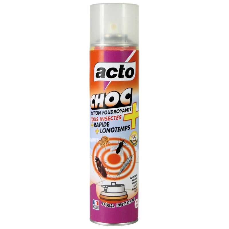 ACTO Choc 200 ml: spray fumogeno automatico per infestazioni ACTO Choc 200 ml: spray fumogeno automatico per infestazioni