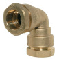 Serie in ottone a gomito uguale a 90° 7000 PN16 | Raccordo a compressione PE Serie in ottone a gomito uguale a 90° 7000 PN16 | Raccordo a compressione PE