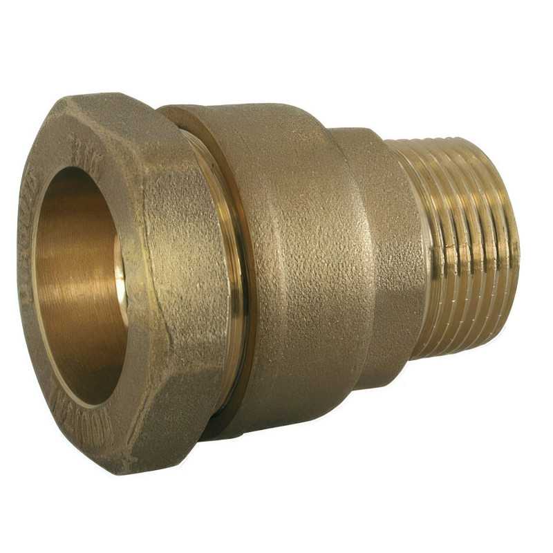 Raccordo Diritto Maschio Ottone Serie 7000 PN16 | Giunzione a Compressione PE Raccordo Diritto Maschio Ottone Serie 7000 PN16 | Giunzione a Compressione PE