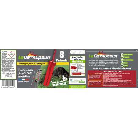 copia di Ricariche per valigia DETAUPEUR - 8 ricariche - Funziona solo con il kit completo DETAUPEUR