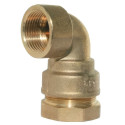 Codo femenino de latón Serie 7000 PN16 | Conector de compresión PE