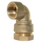 Codo femenino de latón Serie 7000 PN16 | Conector de compresión PE
