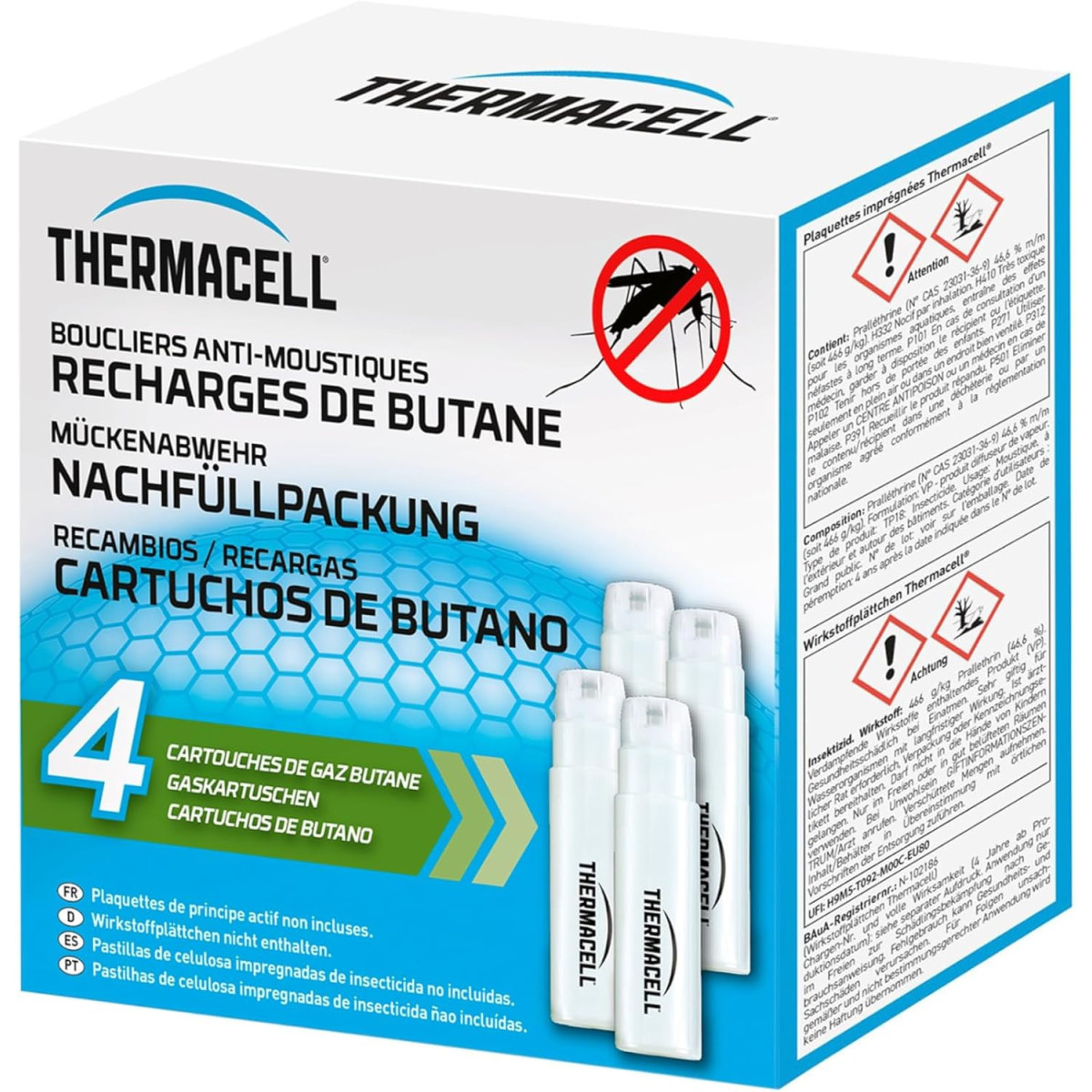 Thermacell Cartucce di gas per diffusore portatile e lanterna