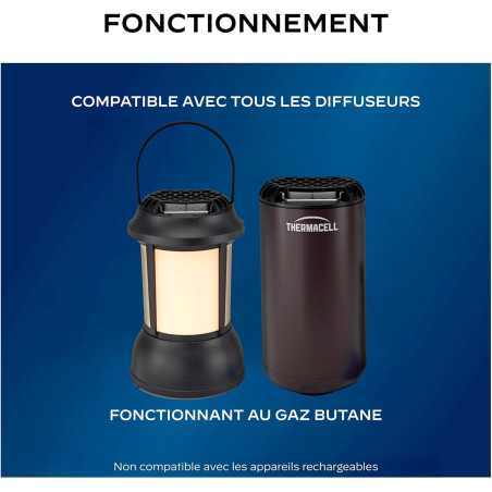 Thermacell Cartucce di gas per diffusore portatile e lanterna