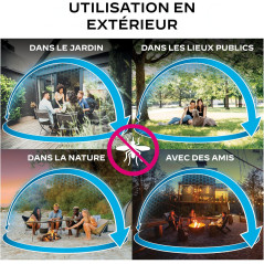 Thermacell Repelente de mosquitos Tigre Negro | Dispositivo inalámbrico para exteriores