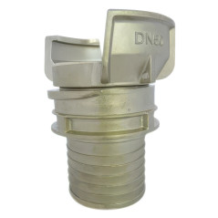 Raccord symétrique Guillemin à douille annelée en inox