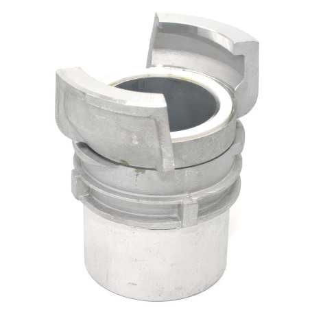 Half symmetrical Guillemin fitting with female threaded socket in aluminum