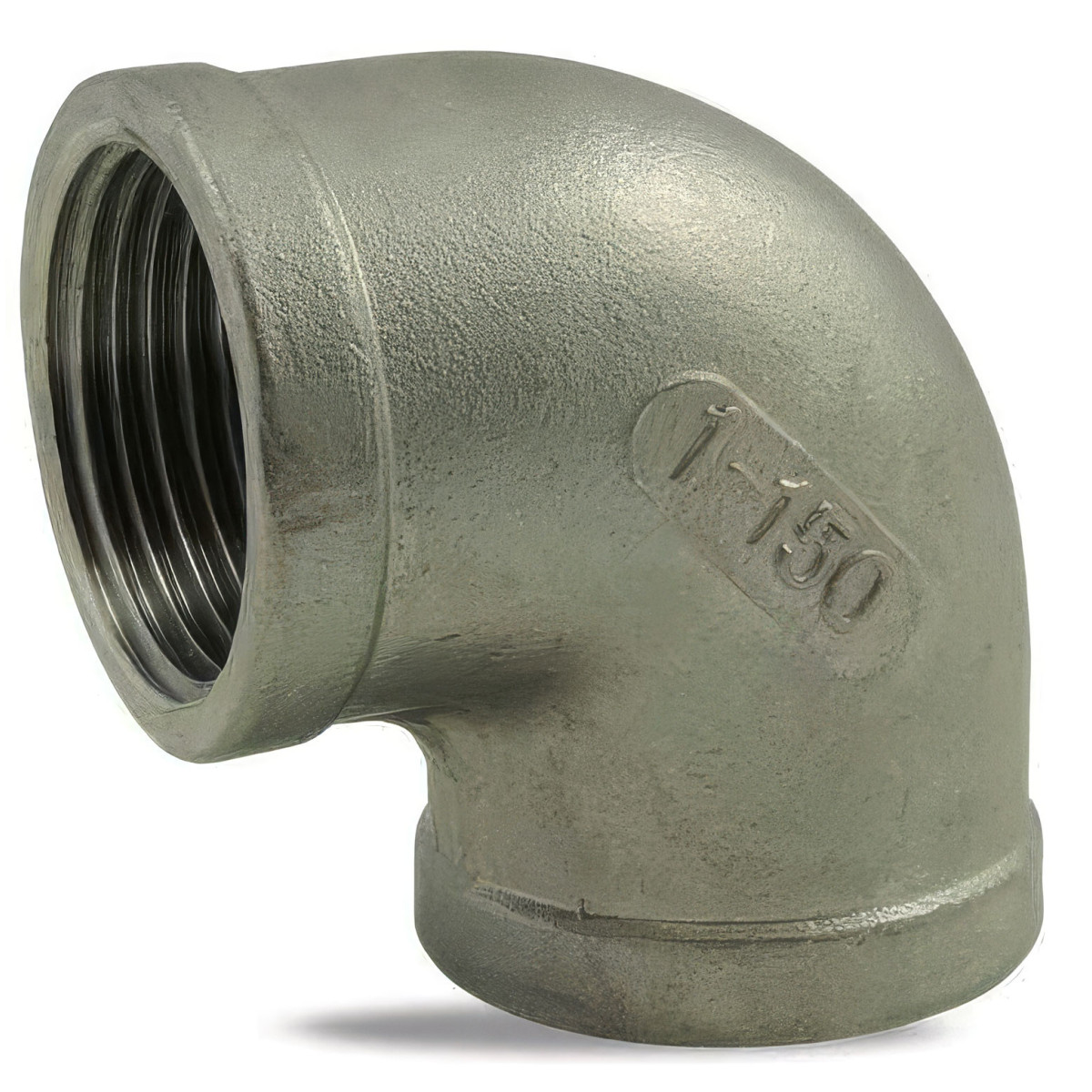 Gomito femmina/femmina a 90° Acciaio inox 316 ISO 4144 | PN 20 Bar