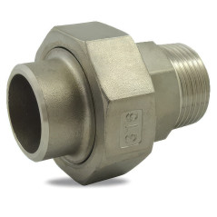 Male conical/welding union in 316