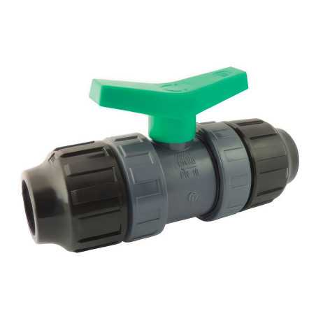 vanne-sphere-tube-pe-compression-pn10