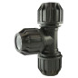 Té Égal à Compression pour Tube PE | Raccord Polypropylène PN16