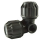 90° Compression Elbow for Sprinkler | BSP Female | Tube PE 90° Compression Elbow for Sprinkler | BSP Female | Tube PE