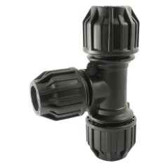 Reduced Té compression connection 90 degrees