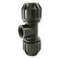 90° PE Compression Tee with BSP Female Bypass | PN16