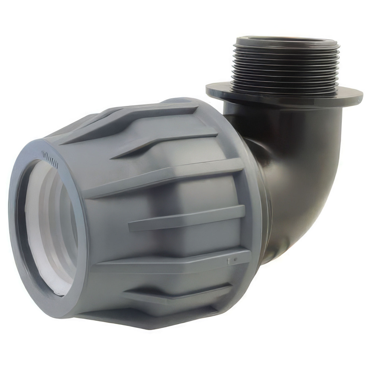 90° Polypropylen Male Pool Ellbow | EPDM-Abdichtung | PN16
