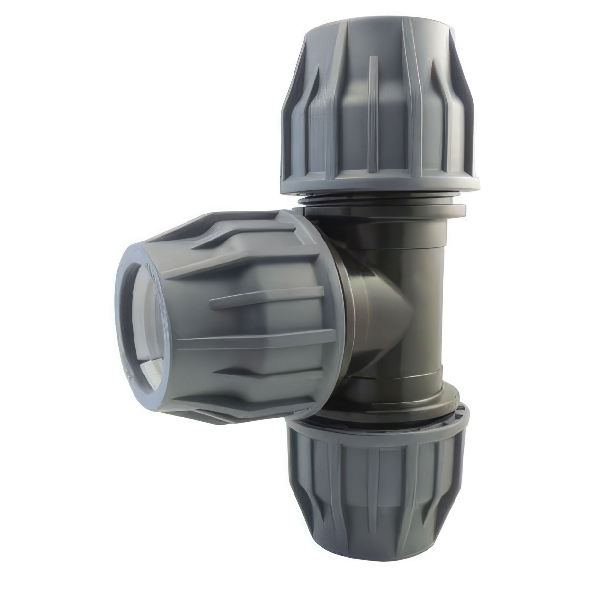 Pool Compression Tee for PVC Hose | POM & EPDM Ring