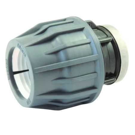 Female threaded compression adapter for pool hose