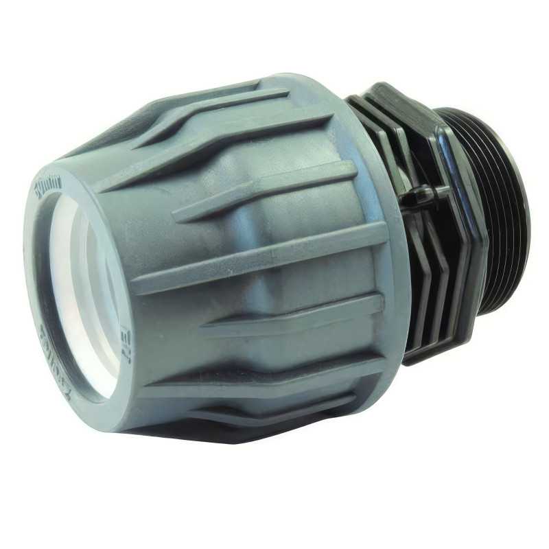 Adaptateur à compression fileté male pour tuyau de piscine Adaptateur à compression fileté male pour tuyau de piscine