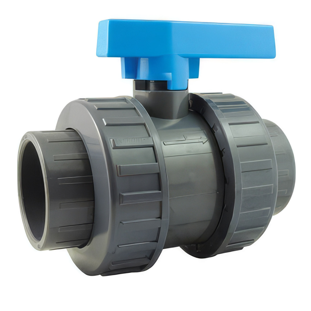 Valvola a doppia unione in PVC P/N 5431 | Serie sull'Acqua | Chiave Integrata