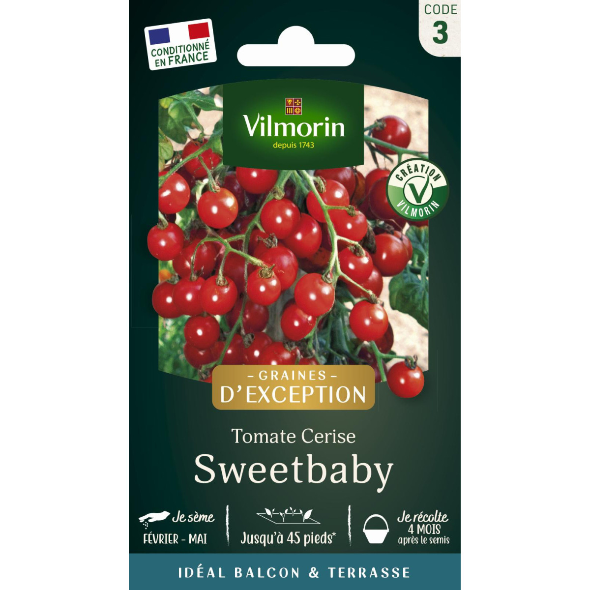 Sweetbaby Tomatensamen Vilmorin | Ultra-süße rote Kirsche