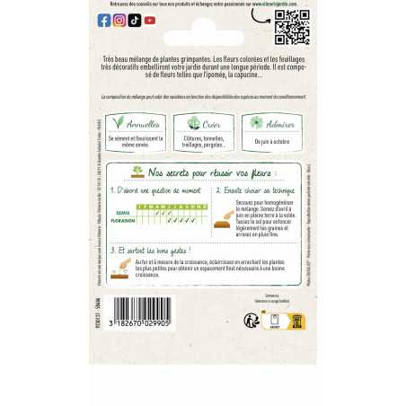Sachet graines Fleurs grimpantes