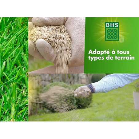 Gazon Rustique BHS 5 kg + 1 Gratuit | Engrais Organique | 200m²