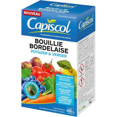 Bouillie Bordelaise SOLABIOL 1 kg | Fongicide Bio 250 L | SOBB1000