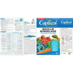 Bordeaux-Mischung SOLABIOL 1 kg | Organisches Fungizid 250 L | SOBB1000