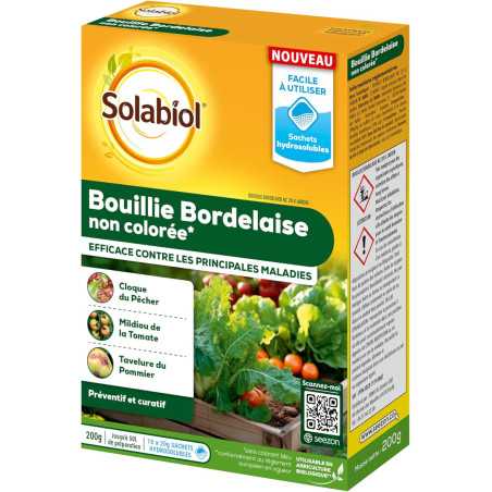 Bouillie Bordelaise SOLABIOL 200 g | Fongicide Bio 50 L | SOBOU200S