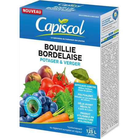 Bordeaux Porridge CAPISCOL 500 g | Organic Fungicide 125 L | BB500
