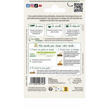 Vilmorin Semi di Cetriolo Gynial HF1 - Varietà Produttiva