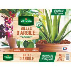 Vilmorin Billes d'Argile Naturelle 5L - Drainage Plantes