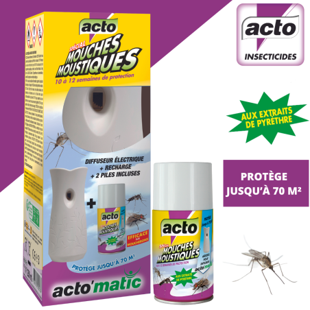 ACTO'matic Diffusor Elettronico: La Soluzione Definitiva contro Mosche e Zanzare