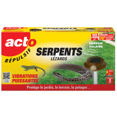 Répulsif Serpent & Lézard Solaire à Vibrations | Multitanks.com