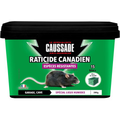 Caussade Anti-Rats et Souris 300 g - Blocs Hydrofuges Haute Efficacité