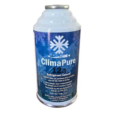 Boat Fridge & Small Car AC Recharge Kit - Climapure 12a & R134a