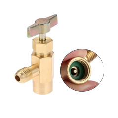 Robinet Laiton pour Canette Duracool Valve Auto-Obturante - 1/2 ACME x 1/4 SAE