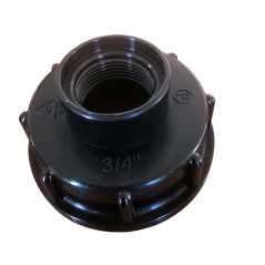 S60x6 Cap Threaded 3/4'' Female | IBC Tank Butterfly Valve