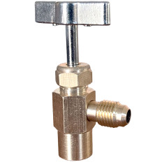 Brass Valve for Duracool Can | 1/2'' ACME x 1/4'' SAE Precision