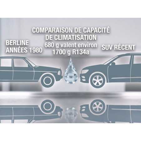 Set mit 4 Climapure 12a Gaskanistern - Ersatz für R12 und R134a