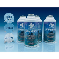 Set de 4 Climapure 12A - Gases de aire acondicionado ecológicos para sustituir el R12 y el R134A