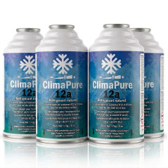 Set mit 4 Climapure 12a Gaskanistern - Ersatz für R12 und R134a
