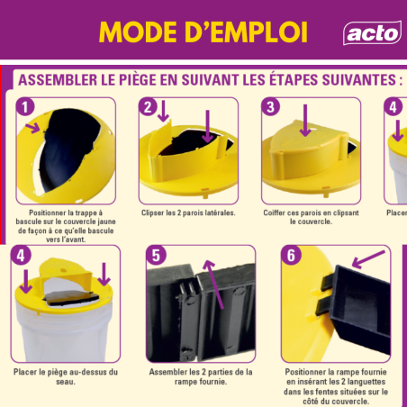 Trappola a Bilanciere Multi-Catture Topi ACTO | PIEGES6