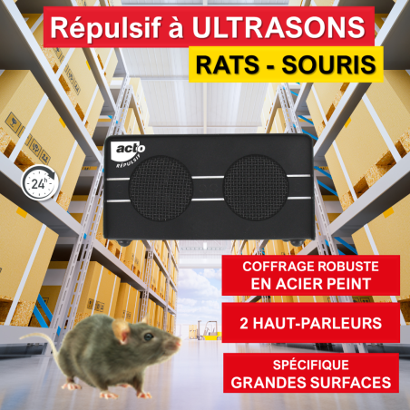 ACTO Ultrasonic Repeller 325m² Rats Mice | RUSCS2