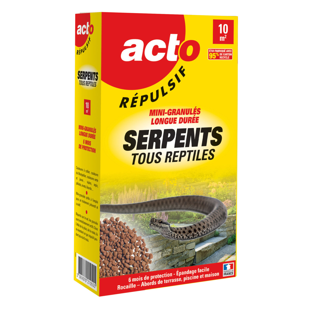 Schlangen- und Reptilien-Abwehrmittel ACTO 400g | RESER 4